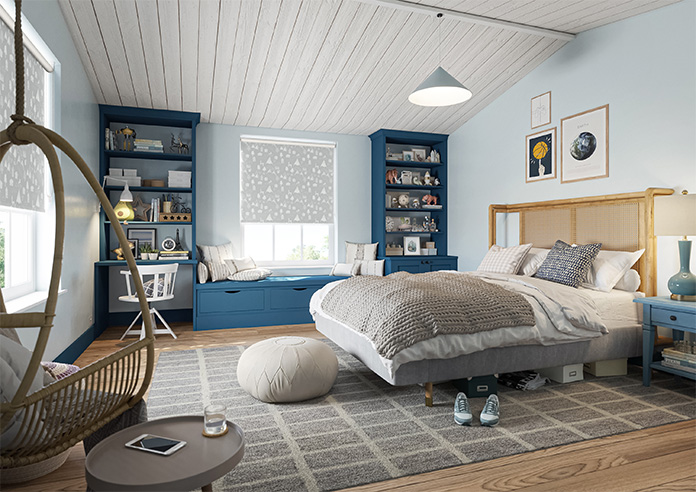 Mountain Hilltop, Nimbus Grey - Twist&Fit Roller Blind - Image 7